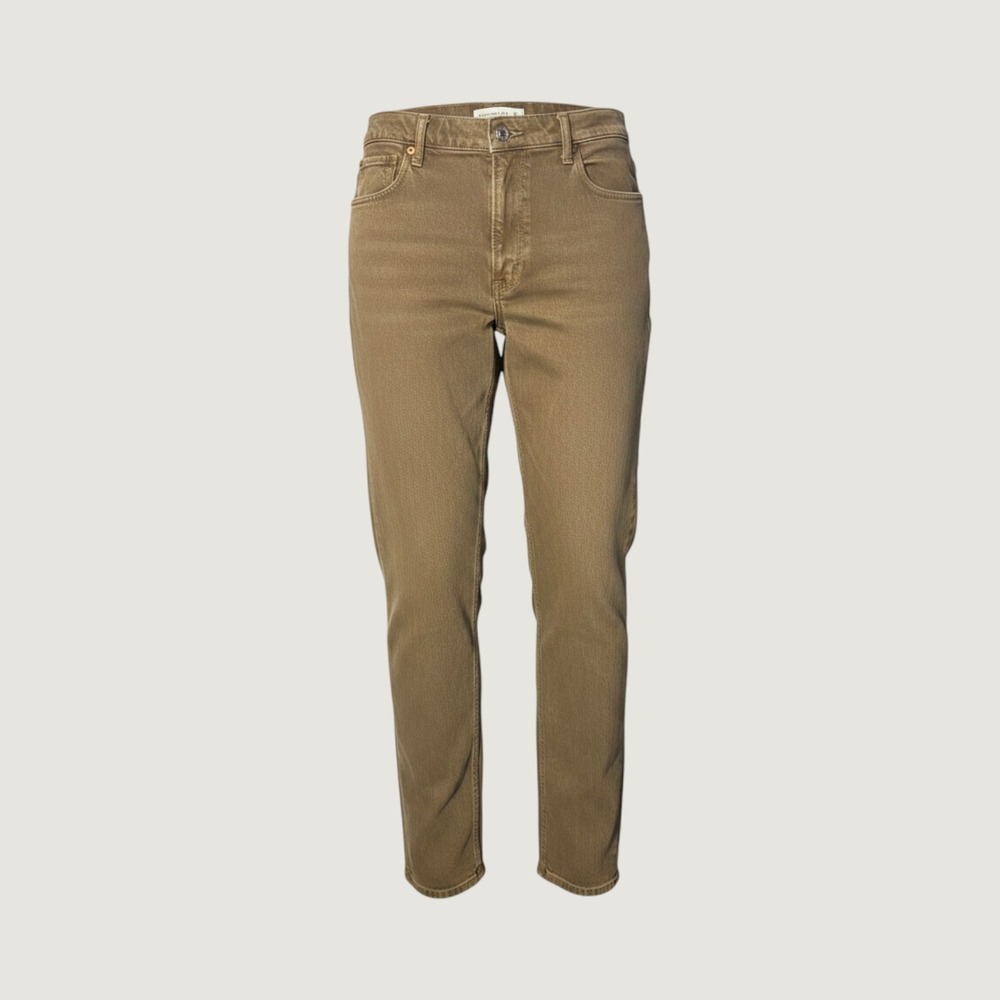 Abercrombie & Fitch The 90s Straight Ultra High Rise Brown Jeans 29 8R - Picture 2 of 5